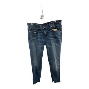 Rag & Bone Dark Wash Low-Rise Slim Boyfriend Blue Denim Jeans 29 Hippie Retro